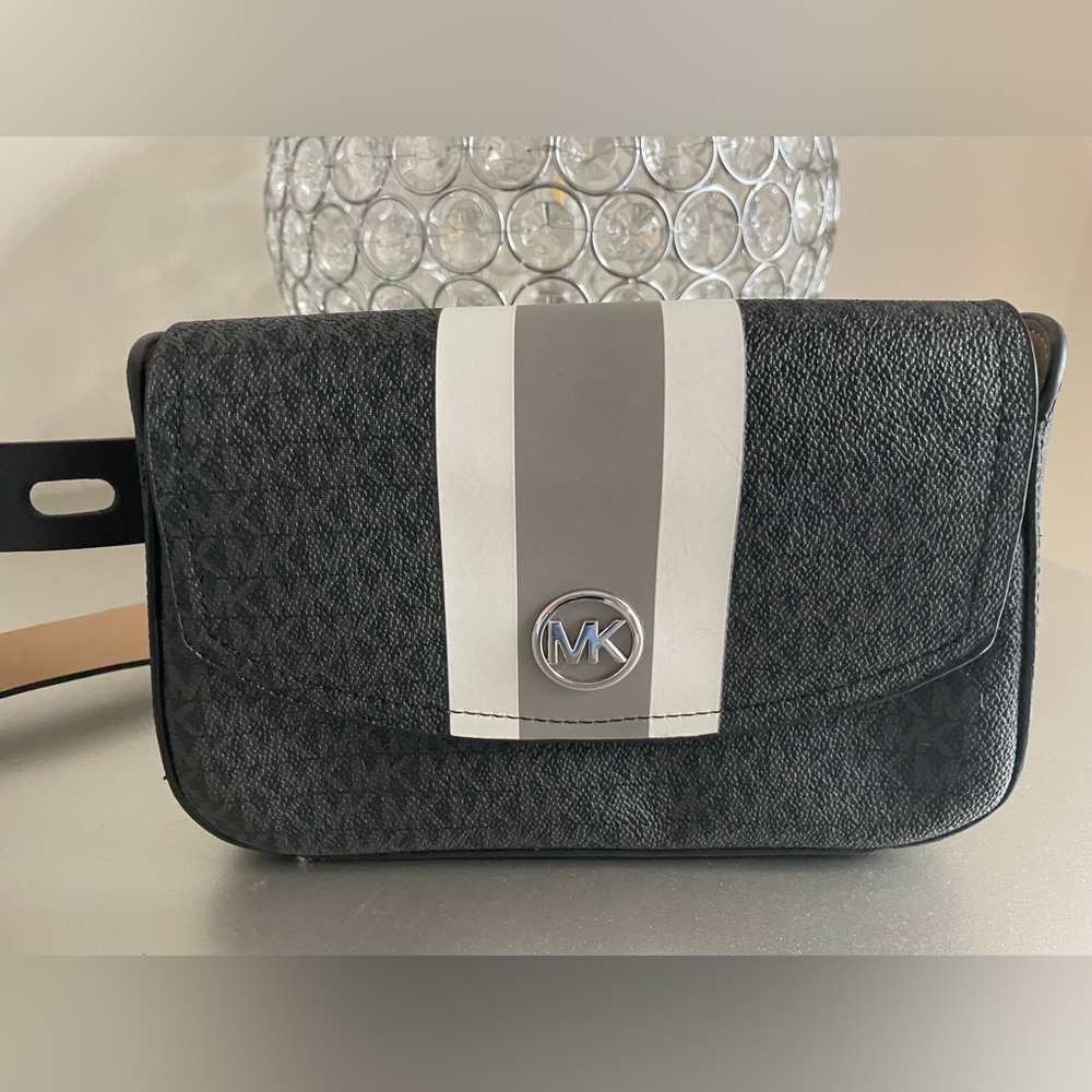 Michael Kors women’s signature striped belt bag